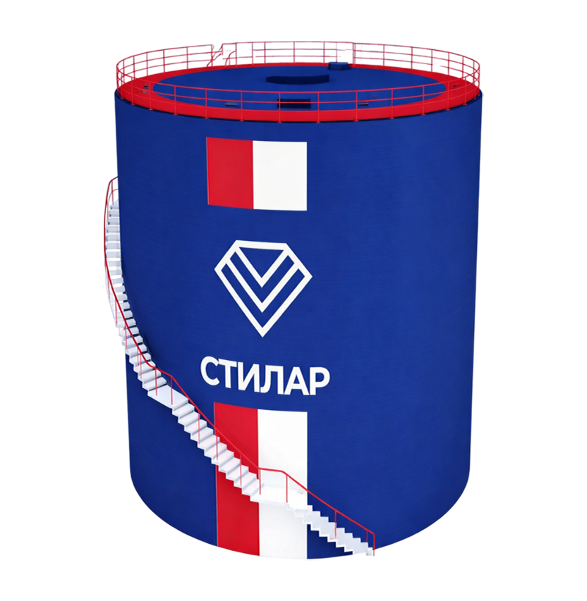 Цельносварной резервуар РВС для аварийного запаса воды 40 м³ от завода-производителя